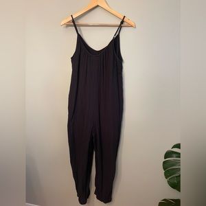 Universal Thread Black Cotton Jumpsuit - Size S